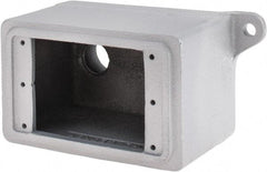 O-Z/Gedney - 1 Gang, 3/4" Knockouts, Iron Rectangle Outlet Box - Weather Resistant - Apex Tool & Supply