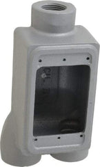 O-Z/Gedney - 1 Gang, 3/4" Knockouts, Iron Rectangle Outlet Box - Weather Resistant - Apex Tool & Supply
