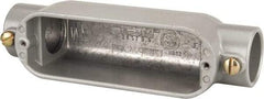 Hubbell Killark - Form Set Screw, C Body, 1" Trade, EMT Aluminum Conduit Body - Oval, 7-1/8" OAL, 12 cc Capacity - Apex Tool & Supply
