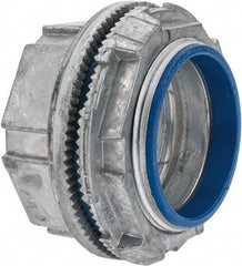 Hubbell Killark - Form Set Screw, T Body, 1-1/4" Trade, EMT Aluminum Conduit Body - Oval, 9-3/16" OAL, 32 cc Capacity - Apex Tool & Supply