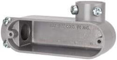 Hubbell Killark - Form Set Screw, LR Body, 3/4" Trade, EMT Aluminum Conduit Body - Oval, 5-1/8" OAL, Dry Locations - Apex Tool & Supply