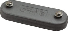 Hubbell Killark - 1" Trade, Cast Iron Conduit Body Cover Plate - Use with Form 7 Conduit Bodies - Apex Tool & Supply