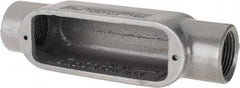 Hubbell Killark - Form 35, C Body, 1" Trade, IMC, Rigid Malleable Iron Conduit Body - Oval, 7-1/8" OAL, 12 cc Capacity, Hazardous & Wet Locations - Apex Tool & Supply