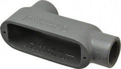 Hubbell Killark - Form 35, LB Body, 1" Trade, IMC, Rigid Malleable Iron Conduit Body - Oval, 6-5/8" OAL, 12 cc Capacity, Hazardous & Wet Locations - Apex Tool & Supply