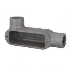 Hubbell Killark - Form 35, LL Body, 1/2" Trade, IMC, Rigid Malleable Iron Conduit Body - Oval, 4-5/8" OAL, 4 cc Capacity, Hazardous & Wet Locations - Apex Tool & Supply