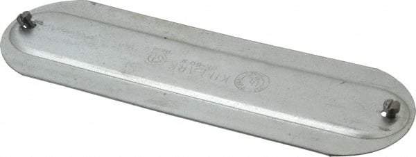 Hubbell Killark - 2" Trade, Steel Conduit Body Cover Plate - Use with Form 35 Conduit Bodies, Form 85 Conduit Bodies - Apex Tool & Supply