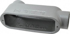 Hubbell Killark - Form 35, LB Body, 2" Trade, IMC, Rigid Malleable Iron Conduit Body - Oval, 10 & 10-3/4" OAL, 70 cc Capacity, Hazardous & Wet Locations - Apex Tool & Supply