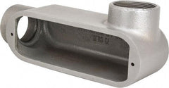 Hubbell Killark - Form 35, LR Body, 2" Trade, IMC, Rigid Malleable Iron Conduit Body - Oval, 10-9/16" OAL, 70 cc Capacity, Hazardous & Wet Locations - Apex Tool & Supply