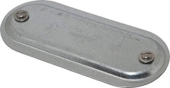 Hubbell Killark - 2" Trade, Steel Conduit Body Cover Plate - Use with Form 7 Conduit Bodies - Apex Tool & Supply