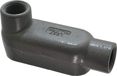 Hubbell Killark - Form 7, LB Body, 3/4" Trade, IMC, Rigid Iron Conduit Body - Oval, 5-3/8" OAL, 7 cc Capacity, Gray, Hazardous & Wet Locations - Apex Tool & Supply