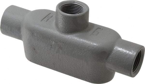 Hubbell Killark - Form 7, TB Body, 3/4" Trade, IMC, Rigid Iron Conduit Body - Oval, 6-5/16" OAL, 9-1/2 cc Capacity, Gray, Hazardous & Wet Locations - Apex Tool & Supply