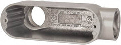 Hubbell Killark - Form 85, LB Body, 1-1/2" Trade, IMC, Rigid Aluminum Conduit Body - Oval, 9-1/8" OAL, 36 cc Capacity, Hazardous & Wet Locations - Apex Tool & Supply