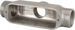 Hubbell Killark - Form 85, TB Body, 1-1/2" Trade, IMC, Rigid Aluminum Conduit Body - Oval, 9-3/16" OAL, 36 cc Capacity, Hazardous & Wet Locations - Apex Tool & Supply
