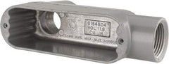 Hubbell Killark - Form 85, LB Body, 1" Trade, IMC, Rigid Aluminum Conduit Body - Oval, 6-5/8" OAL, 12 cc Capacity, Hazardous & Wet Locations - Apex Tool & Supply