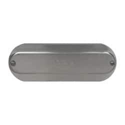 Hubbell Killark - 2-1/2" & 3" Trade, Aluminum Conduit Body Cover Plate - Use with Form 35 Conduit Bodies, Form 85 Conduit Bodies - Apex Tool & Supply