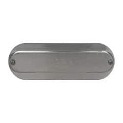 Hubbell Killark - 2-1/2" & 3" Trade, Aluminum Conduit Body Cover Plate - Use with Form 35 Conduit Bodies, Form 85 Conduit Bodies - Apex Tool & Supply