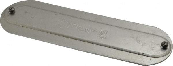 Hubbell Killark - 2" Trade, Aluminum Conduit Body Cover Plate - Use with Form 35 Conduit Bodies, Form 85 Conduit Bodies - Apex Tool & Supply