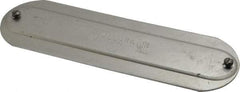 Hubbell Killark - 2" Trade, Aluminum Conduit Body Cover Plate - Use with Form 35 Conduit Bodies, Form 85 Conduit Bodies - Apex Tool & Supply
