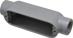 Hubbell Killark - Form 85, C Body, 3/4" Trade, IMC, Rigid Aluminum Conduit Body - Oval, 6-1/8" OAL, 7 cc Capacity, Hazardous & Wet Locations - Apex Tool & Supply