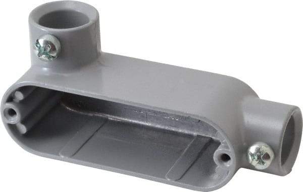 Hubbell Killark - LL Body, 1/2" Trade, EMT Aluminum Conduit Body - Oval, 4-3/8" OAL, Dry Locations - Apex Tool & Supply
