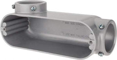 Hubbell Killark - LL Body, 2" Trade, EMT Aluminum Conduit Body - Oval, 9-7/32" OAL, Dry Locations - Apex Tool & Supply