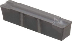 Kennametal - 0505M0G GMP Grade KC5025, 5.05mm Cutting Width Carbide Grooving Insert - 4.2mm Max Depth of Cut, Neutral, 0.8mm Corner Radius, TiAlN Finish - Apex Tool & Supply