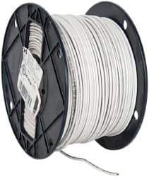 Southwire - THHN/THWN, 14 AWG, 15 Amp, 500' Long, Solid Core, 1 Strand Building Wire - White, Thermoplastic Insulation - Apex Tool & Supply