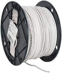Southwire - THHN/THWN, 14 AWG, 15 Amp, 500' Long, Solid Core, 1 Strand Building Wire - White, Thermoplastic Insulation - Apex Tool & Supply