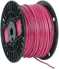 Southwire - THHN/THWN, 14 AWG, 15 Amp, 500' Long, Solid Core, 1 Strand Building Wire - Red, Thermoplastic Insulation - Apex Tool & Supply
