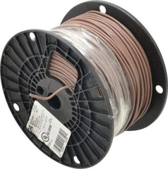 Southwire - THHN/THWN, 14 AWG, 15 Amp, 500' Long, Solid Core, 1 Strand Building Wire - Brown, Thermoplastic Insulation - Apex Tool & Supply
