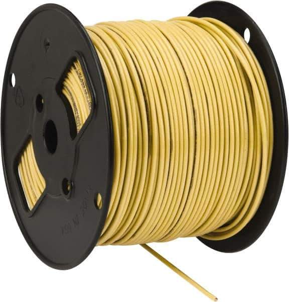 Southwire - THHN/THWN, 12 AWG, 20 Amp, 500' Long, Solid Core, 1 Strand Building Wire - Yellow, Thermoplastic Insulation - Apex Tool & Supply
