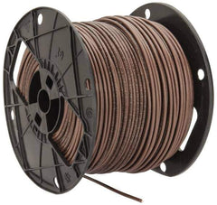 Southwire - THHN/THWN, 12 AWG, 20 Amp, 500' Long, Solid Core, 1 Strand Building Wire - Brown, Thermoplastic Insulation - Apex Tool & Supply