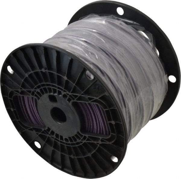 Southwire - THHN/THWN, 12 AWG, 20 Amp, 500' Long, Solid Core, 1 Strand Building Wire - Purple, Thermoplastic Insulation - Apex Tool & Supply