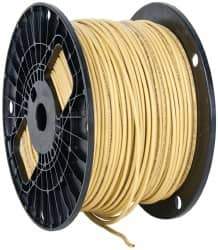 Southwire - THHN/THWN, 14 AWG, 15 Amp, 500' Long, Stranded Core, 19 Strand Building Wire - Yellow, Thermoplastic Insulation - Apex Tool & Supply