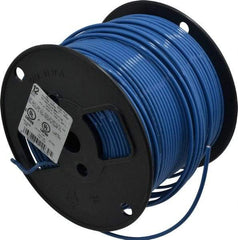 Southwire - THHN/THWN, 12 AWG, 20 Amp, 500' Long, Stranded Core, 19 Strand Building Wire - Blue, Thermoplastic Insulation - Apex Tool & Supply