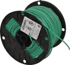 Southwire - THHN/THWN, 12 AWG, 20 Amp, 500' Long, Stranded Core, 19 Strand Building Wire - Green, Thermoplastic Insulation - Apex Tool & Supply