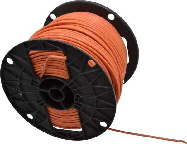 Southwire - THHN/THWN, 12 AWG, 20 Amp, 500' Long, Stranded Core, 19 Strand Building Wire - Orange, Thermoplastic Insulation - Apex Tool & Supply