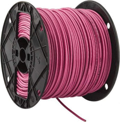 Southwire - THHN/THWN, 12 AWG, 20 Amp, 500' Long, Stranded Core, 19 Strand Building Wire - Pink, Thermoplastic Insulation - Apex Tool & Supply