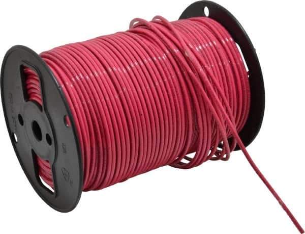 Southwire - THHN/THWN, 10 AWG, 30 Amp, 500' Long, Stranded Core, 19 Strand Building Wire - Red, Thermoplastic Insulation - Apex Tool & Supply