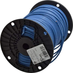 Southwire - THHN/THWN, 10 AWG, 30 Amp, 500' Long, Stranded Core, 19 Strand Building Wire - Blue, Thermoplastic Insulation - Apex Tool & Supply