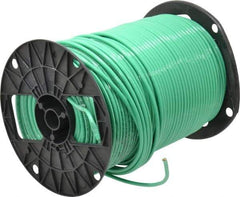 Southwire - THHN/THWN, 10 AWG, 30 Amp, 500' Long, Stranded Core, 19 Strand Building Wire - Green, Thermoplastic Insulation - Apex Tool & Supply