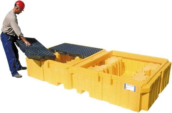 UltraTech - 535 Gallon Sump, IBC Pallet - 125 Inch Long x 62 Inch Wide x 22 Inch High, 2 Totes - Apex Tool & Supply