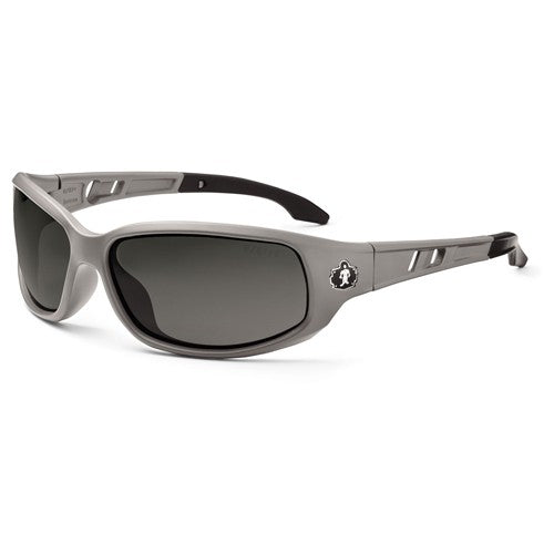 Valkyrie Smoke Lens Matte Gray Safety Glasses - Apex Tool & Supply