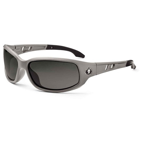 Valkyrie-AF Smoke Lens Matte Gray Safety Glasses-Anti-Fog - Apex Tool & Supply