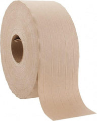3M - 3" x 150 Yd Natural (Color) Water Activated Adhesive Packaging Tape - Paper Backing, 6.5 mil Thick, 25 to 30 Lb Tensile Strength, Series 6146 - Apex Tool & Supply