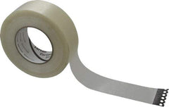 3M - 2" x 110 Yd Clear Rubber Adhesive Packaging Tape - Polypropylene Film Backing, 4 mil Thick, 100 Lb Tensile Strength, Series 8934 - Apex Tool & Supply