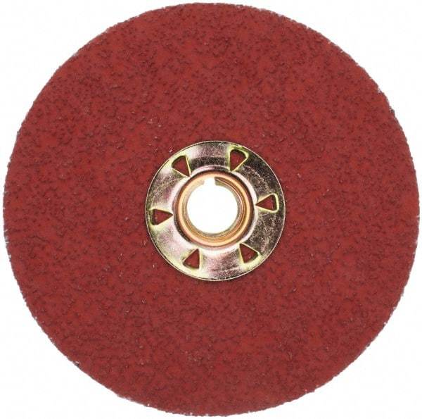 3M - 4-1/2" Diam 36 Grit Fiber Disc - Very Coarse Grade, Ceramic, 13,300 Max RPM, Series 987C - Apex Tool & Supply