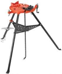 Ridgid - 1/8" to 12" Pipe Capacity, Portable Tristand Chain Vise - Apex Tool & Supply