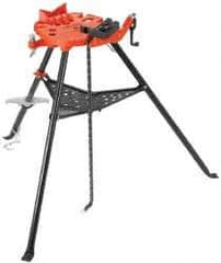 Ridgid - 1/8" to 12" Pipe Capacity, Portable Tristand Chain Vise - Apex Tool & Supply