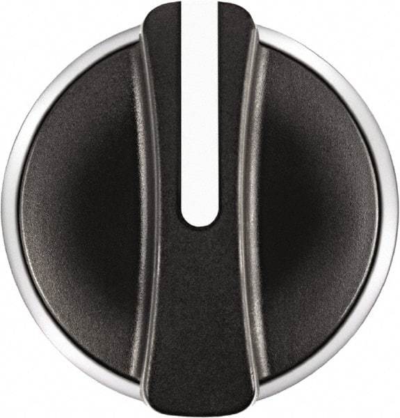 Square D - 22mm Mount Hole, 2 Position, Knob Operated, Selector Switch Only - Black, Maintained (MA), Nonilluminated, Shock and Vibration Resistant - Apex Tool & Supply